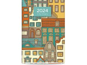 Ημερολόγιο ημερήσιο The Writing Fields City Views 11x17cm 2024 σε διάφορα χρώματα (1 τεμάχιο)